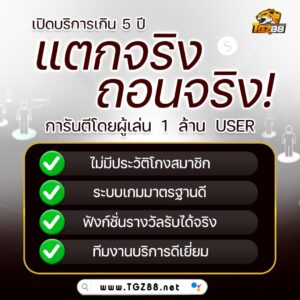รีวิวสล็อต tgz88 เกมยอดนิยม สล็อตแตกง่าย โบนัส ฟรีสปิน อัปเดต 2026
